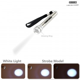 Custom Round Top Metal Flashlight