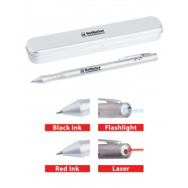 Personalized 4-in-1 Laser/Flashlight Pen w/ PDA Stylus