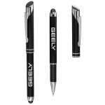 Sleek Metal Finish Stylus Pens with Logo