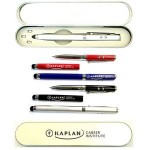 Customized Metal Pen with Laser Pointer, LED Light & Stylus
