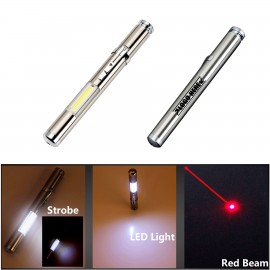 Personalized 3 IN 1 LED Metal Flashlight  Personalized 3 IN 1 LED Metal Flashlight