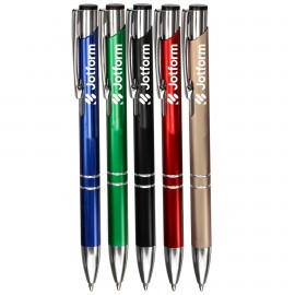 Customized Sleek Metal Finish Aluminum Ballpoint Pens