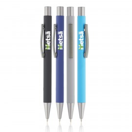 Personalized Metal Sleek Rubber Coated Pens