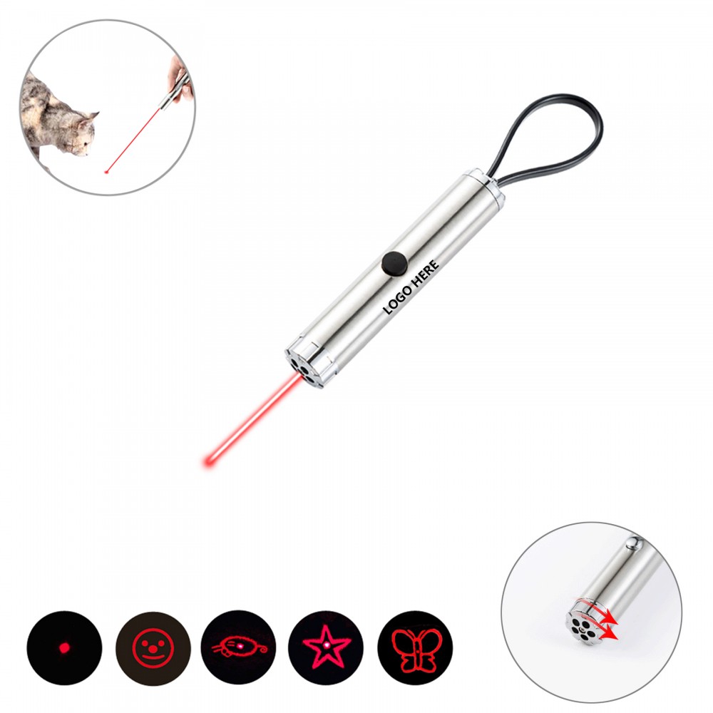 Logo Branded Pet Playing Flashlight With Wristband