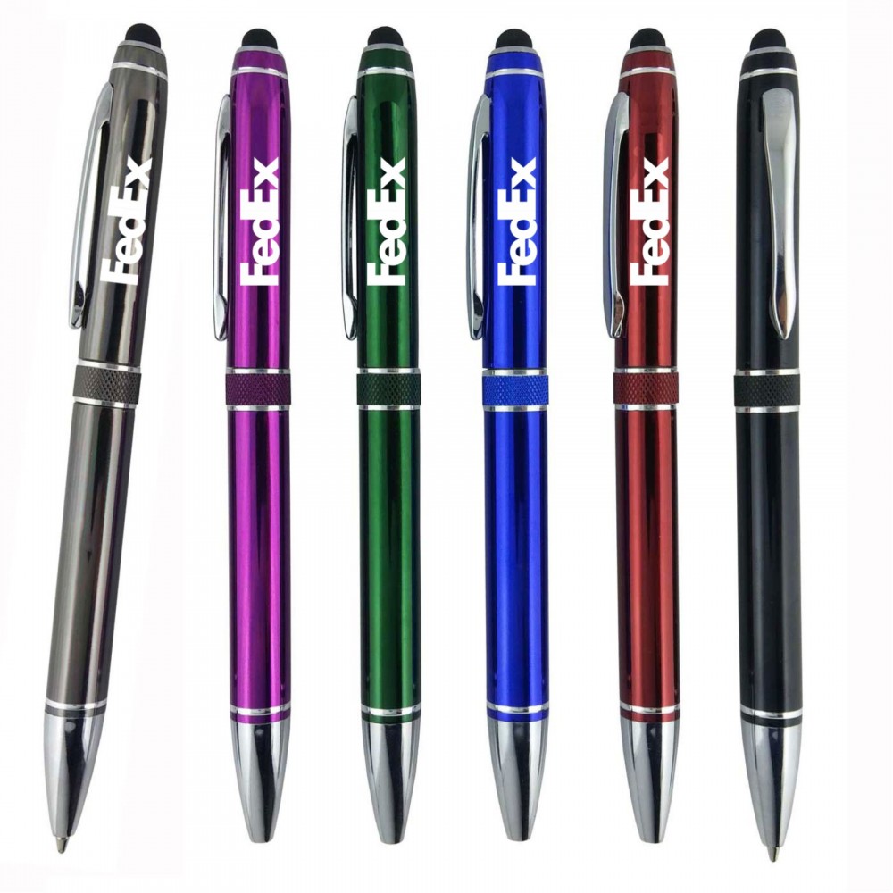 Customized Metallic Stylus Twister Pen Customized Metallic Stylus Twister Pen