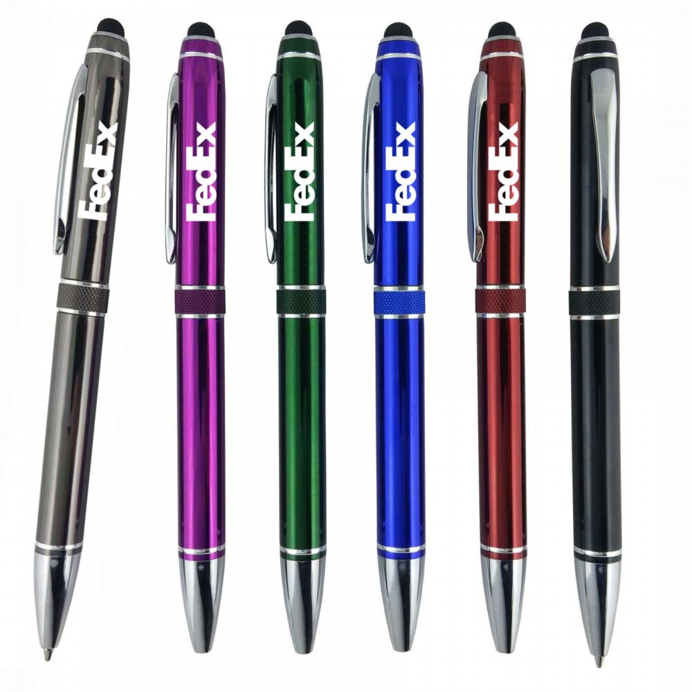 Customized Metallic Stylus Twister Pen