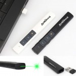 Promotional Wireless Presentation Clicker with 100m Range & Green Laser Pointer