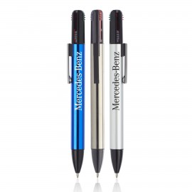 Personalized 4-In-1 Ink Metal Click Action Pens