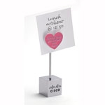 Logo Branded Wholehearted Heart Magnet Note Holder