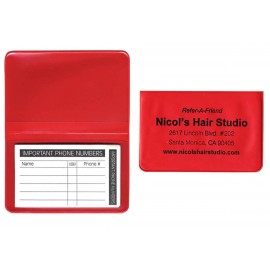 Promotional Fold Over Case with insert card of your choice