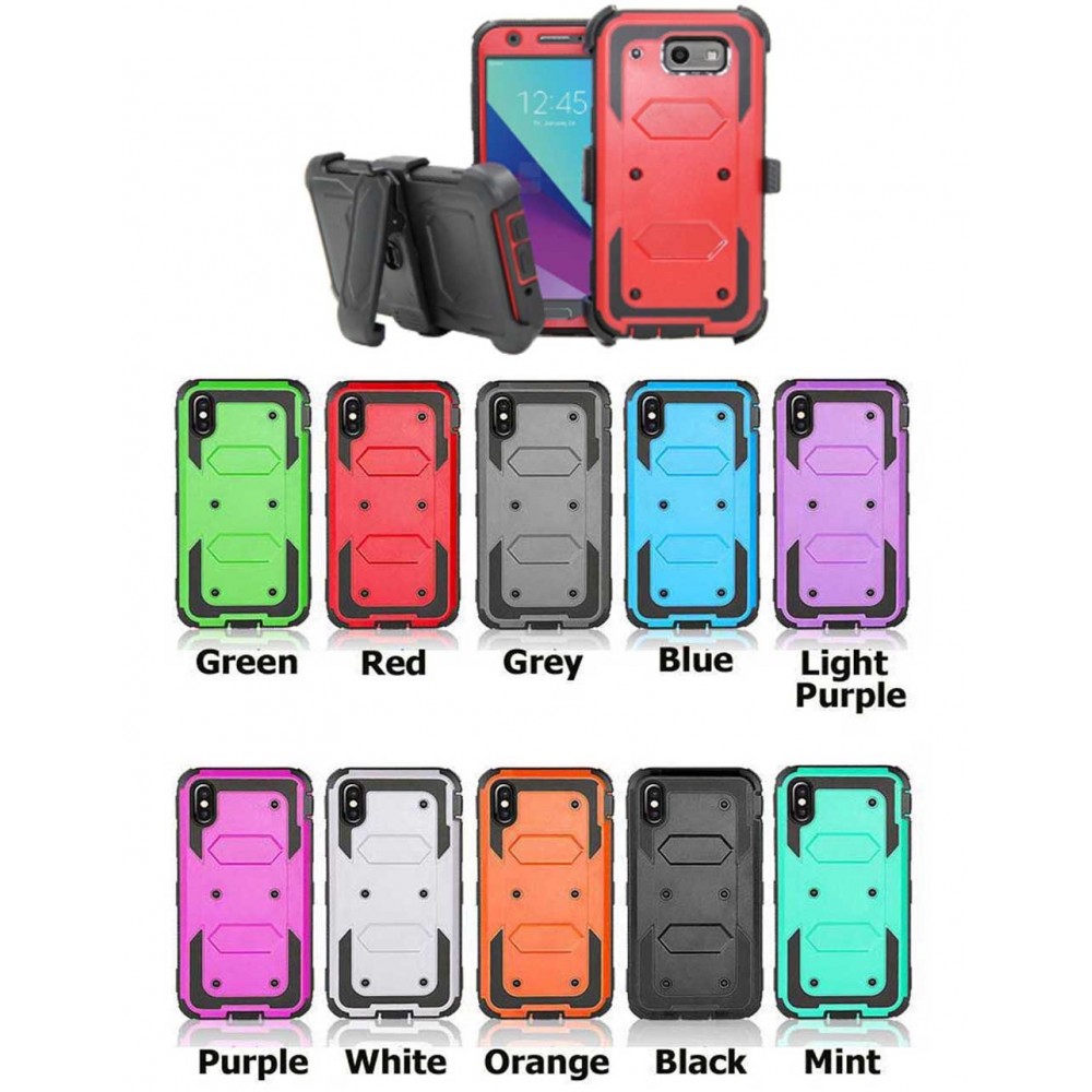 iBank Galaxy Note 8 Hard Case with Belt Clip and a kickstand (Red) Custom Printed iBank Galaxy Note 8 Hard Case with Belt Clip and a kickstand (Red) Custom Printed
