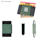 Various Classic PU Leather Card Holder With Band with Logo