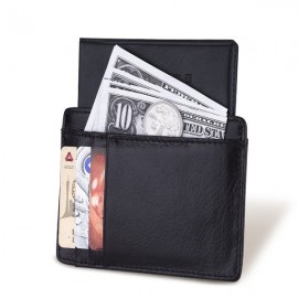 PU Slim Card Holder Purse with Logo  PU Slim Card Holder Purse with Logo