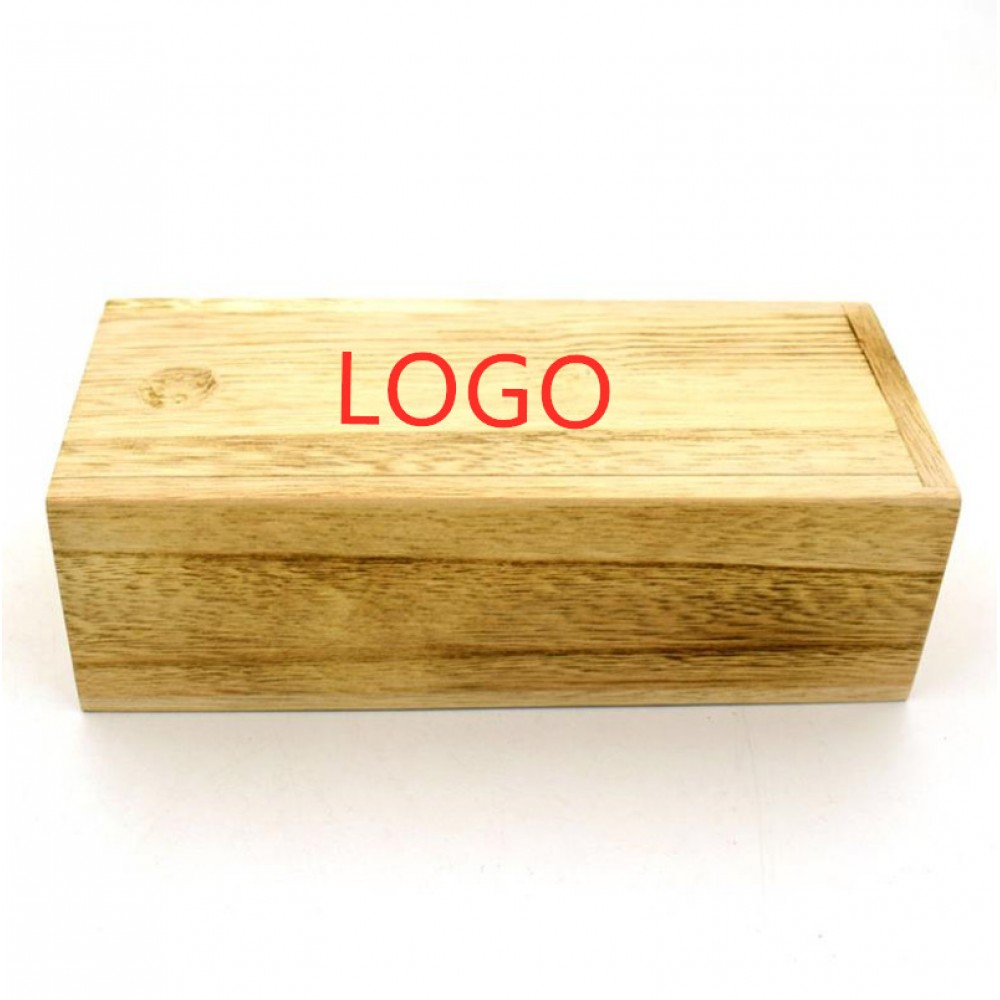 Custom Bamboo Sunglasses Case Custom Printed