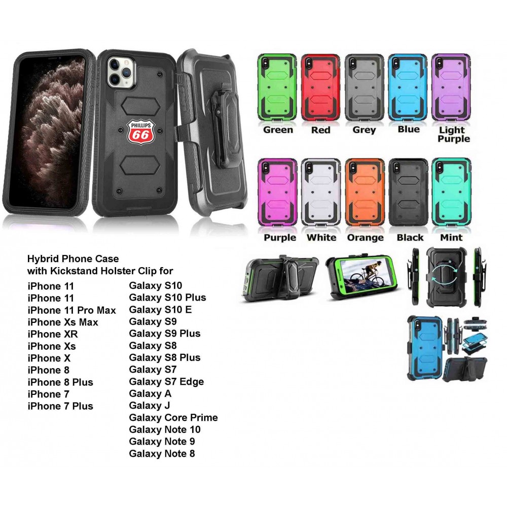 iBank Galaxy S7 Hard Case with Belt Clip and a kickstand (Black) Logo Branded iBank Galaxy S7 Hard Case with Belt Clip and a kickstand (Black) Logo Branded