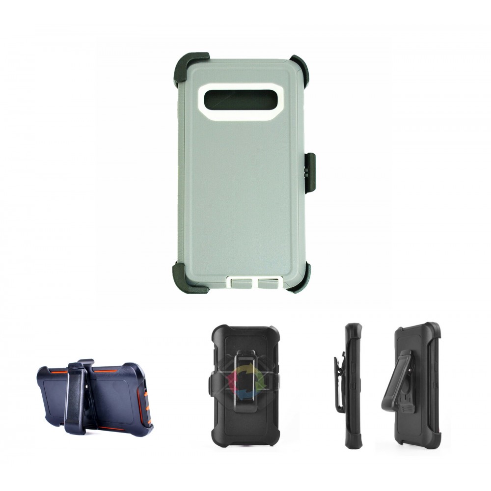 iBank Galaxy Note 9 Shockproof Case with Belt Clip and a kickstand (Grey) Custom Printed iBank Galaxy Note 9 Shockproof Case with Belt Clip and a kickstand (Grey) Custom Printed