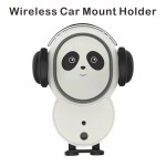 Logo Branded 2 in 1 Wireless Car Charger Mount Wireless Charing Car Mounted Charger