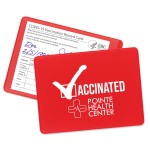 Small Vaccination Card Holder with Logo