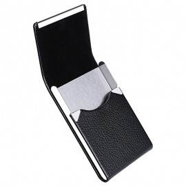 Leather Business Name Card Holder Case with Logo