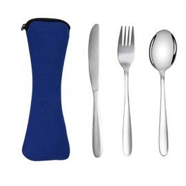 Custom Imprinted Cutlery Set w/Neoprene Case
