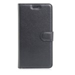 iBank(R) Samsung Galaxy Note 8 Leatherette Wallet Case (Black) Logo Branded
