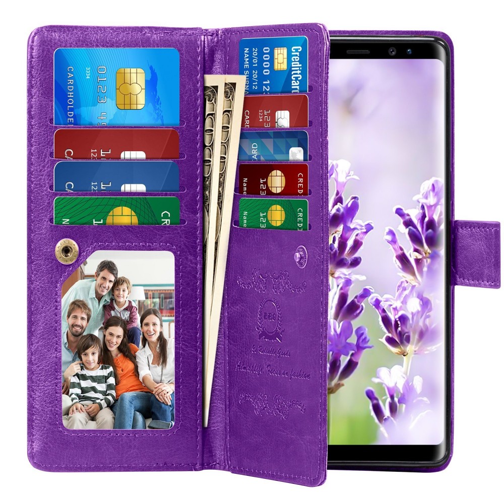 Custom Imprinted iBank(R) Samsung Galaxy Note 8 Leatherette Wallet Case (Purple) Custom Imprinted iBank(R) Samsung Galaxy Note 8 Leatherette Wallet Case (Purple)