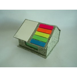 3D House Shape Memo w/Sticky with Logo