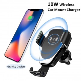 Custom 2 in 1 Wireless Car Charger Mount Wireless Charing Car Mount