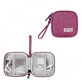 Earphone U Disk Data Wire Cable Lines Canvas Case with Logo