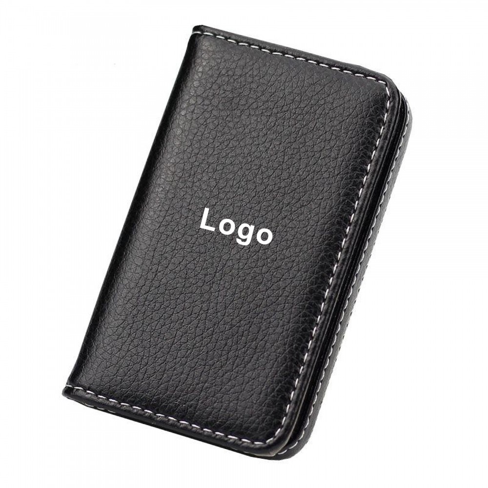 PU Leather Business Name Card Holder with Logo PU Leather Business Name Card Holder with Logo
