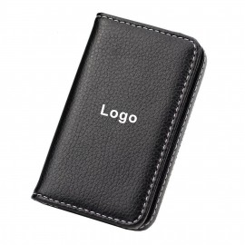 PU Leather Business Name Card Holder with Logo  PU Leather Business Name Card Holder with Logo