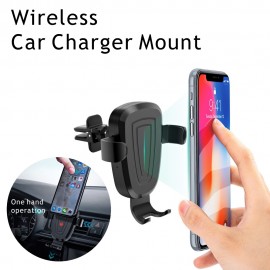 Personalized 2 in 1 Wireless Car Charger Mount Wireless Charing Car Mounted Charger  Personalized 2 in 1 Wireless Car Charger Mount Wireless Charing Car Mounted Charger