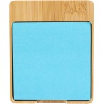 Customized Bamboo Desk Note Holder With Notepad