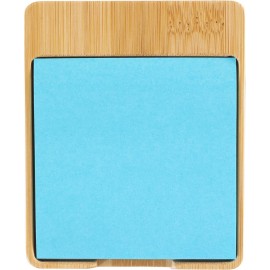 Customized Bamboo Desk Note Holder With Notepad  Customized Bamboo Desk Note Holder With Notepad