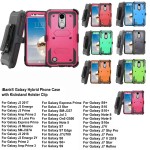 Custom Imprinted iBank Galaxy S10 Hard Case with Belt Clip and a kickstand (Pink)