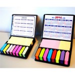 PU Case With Calendar, Colorful Sticky Notes with Logo