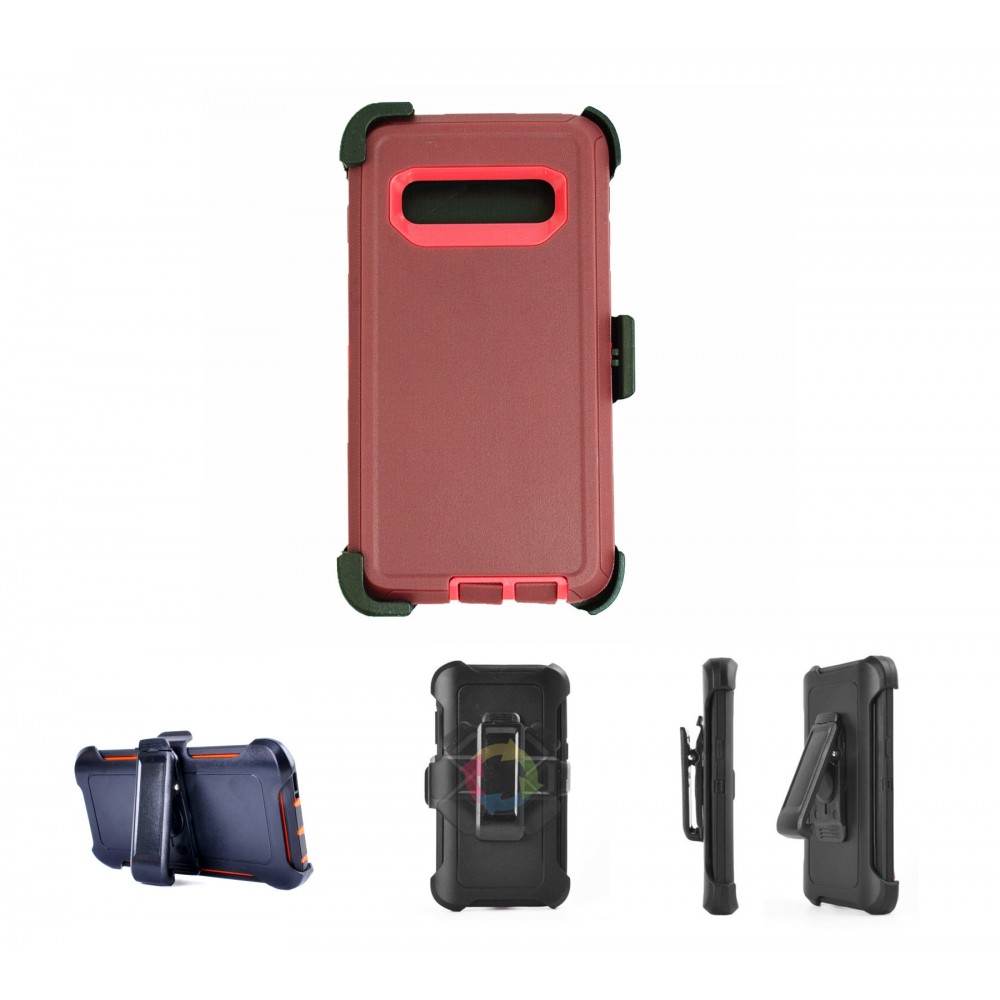 Logo Branded iBank Galaxy Note 9 Shockproof Case with Belt Clip and a kickstand (Brown) Logo Branded iBank Galaxy Note 9 Shockproof Case with Belt Clip and a kickstand (Brown)