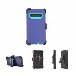 iBank Galaxy Note 9 Shockproof Case with Belt Clip and a kickstand (Purple) Custom Imprinted
