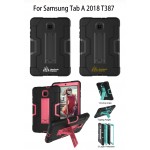 Logo Branded iBank(R) Samsung Galaxy Tab A 8.0 Shockproof Case 2018 (Black)