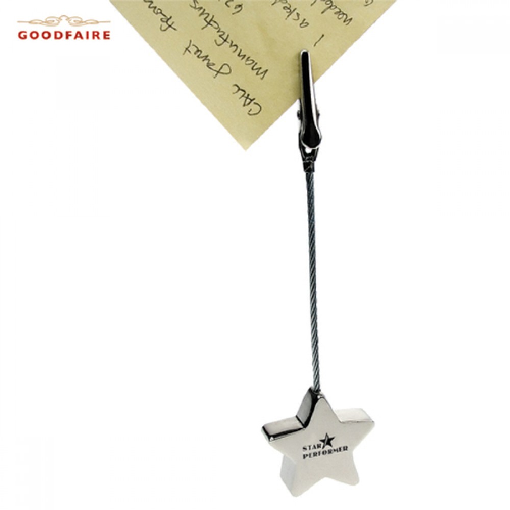 Goodfaire Star Shaped Note Holder with Logo