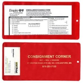 Copy-Guard Vinyl - XL Policy Holder w/ Extra Pocket (opens on short side) with Logo