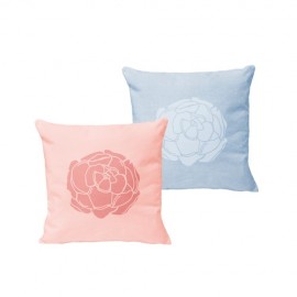 Continued Cuddlebug Small Pillow Case (Colored Canvas & Denim) with Logo