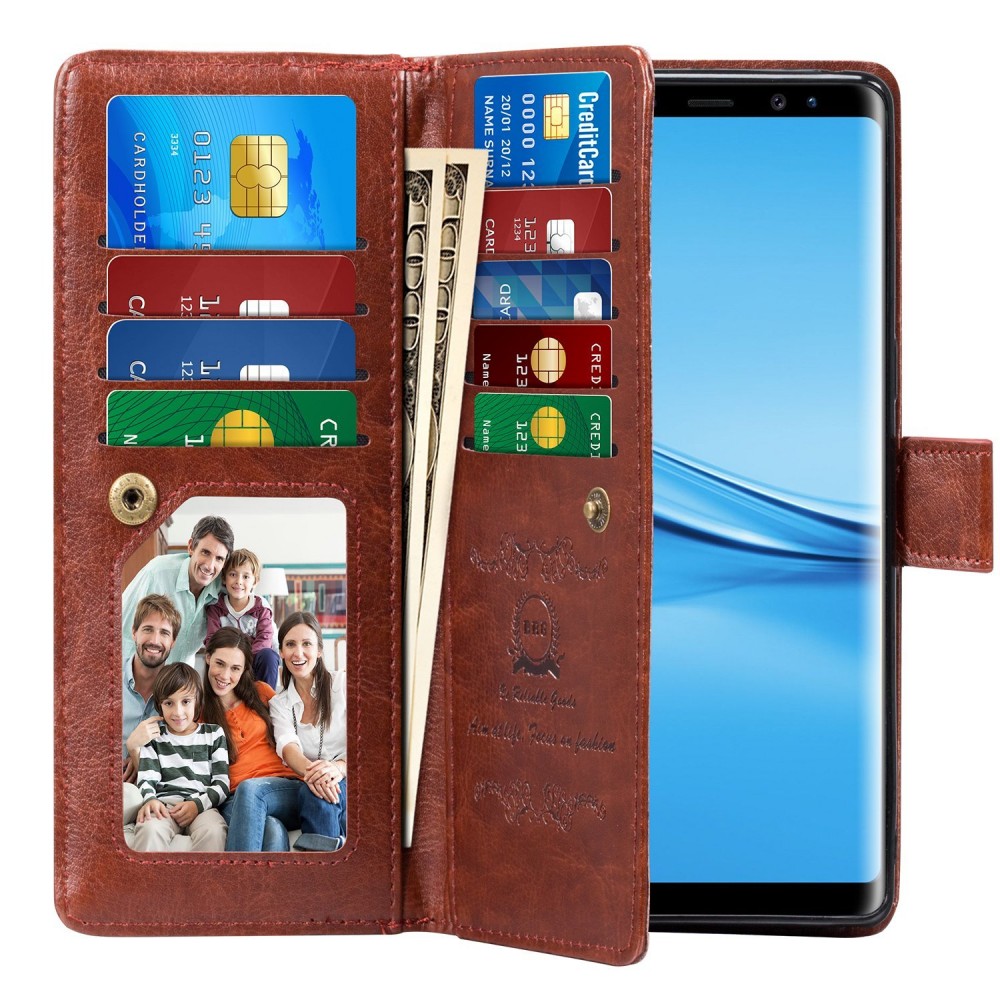 Custom Printed iBank(R) Samsung Galaxy Note 8 Leatherette Wallet Case (Brown) Custom Printed iBank(R) Samsung Galaxy Note 8 Leatherette Wallet Case (Brown)