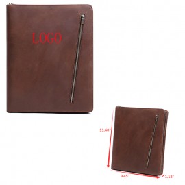 Buffalo Leather Tablet Case with Logo