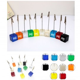 Cube Note Holder with Logo  Cube Note Holder with Logo