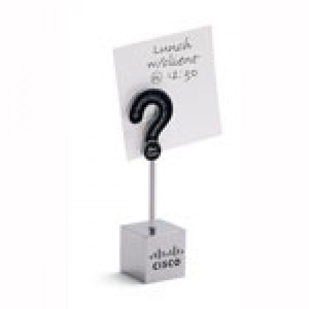 Question Mark Magnet Note Holder Custom Imprinted Question Mark Magnet Note Holder Custom Imprinted