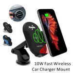 Personalized 2 in 1 Wireless Car Charger Mount Wireless Charing Car Mounted Charger
