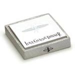 Logo Branded Notes Post-it Note Holder w/ Frosted Pewter Finish
