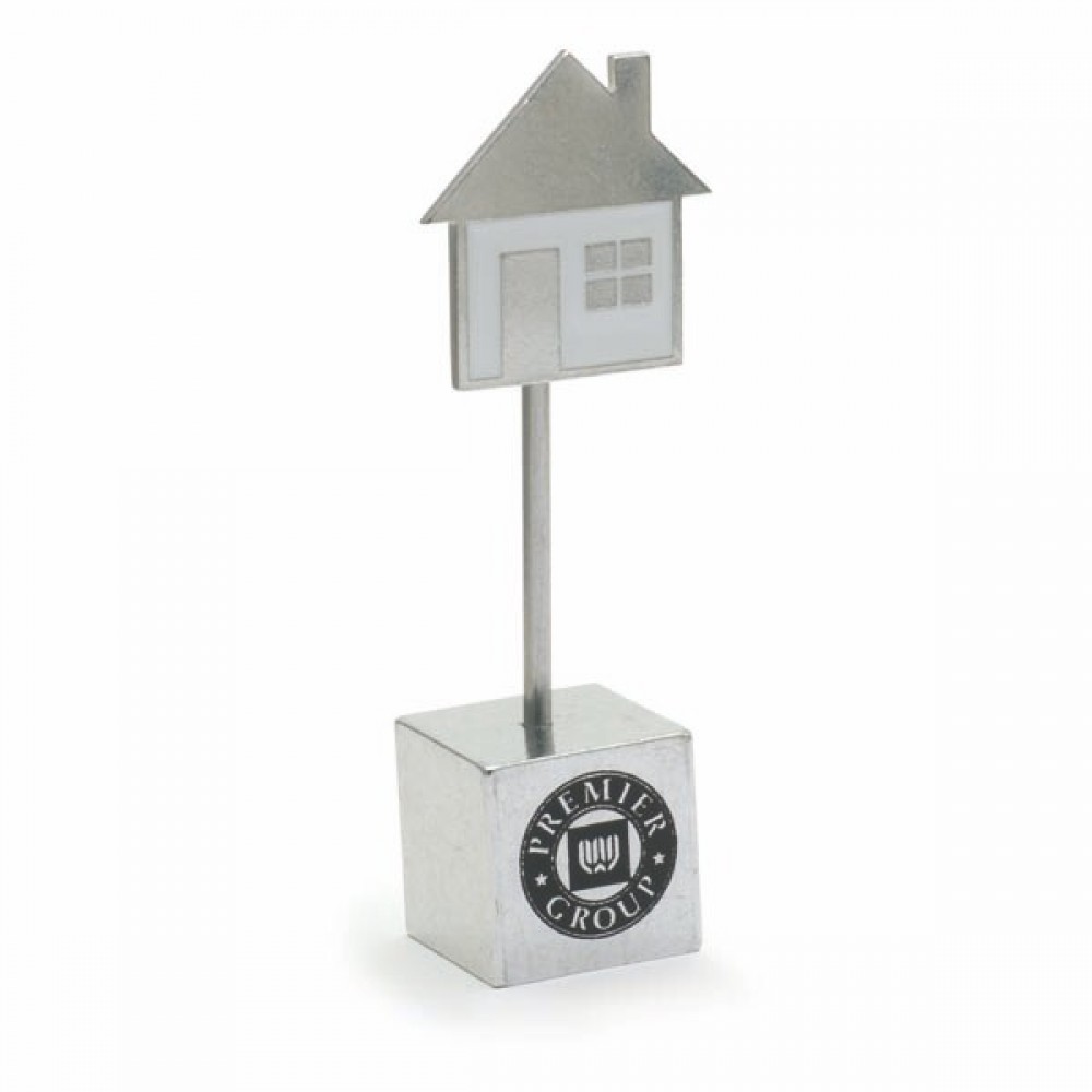 Custom Printed House Magnet Note Holder Custom Printed House Magnet Note Holder