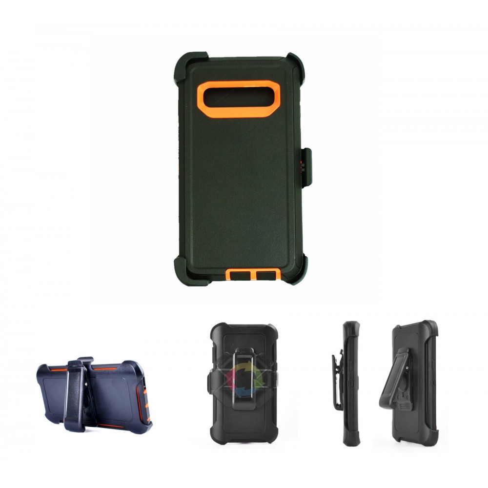 Logo Branded iBank Galaxy Note 9 Shockproof Case with Belt Clip and a kickstand (Orange) Logo Branded iBank Galaxy Note 9 Shockproof Case with Belt Clip and a kickstand (Orange)